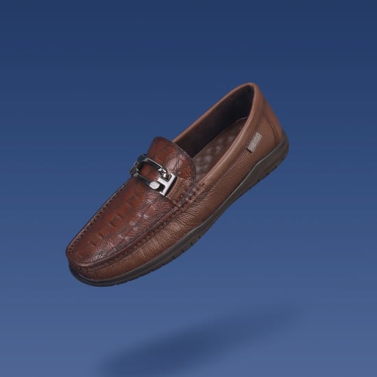 Men Tan Casual Loafers