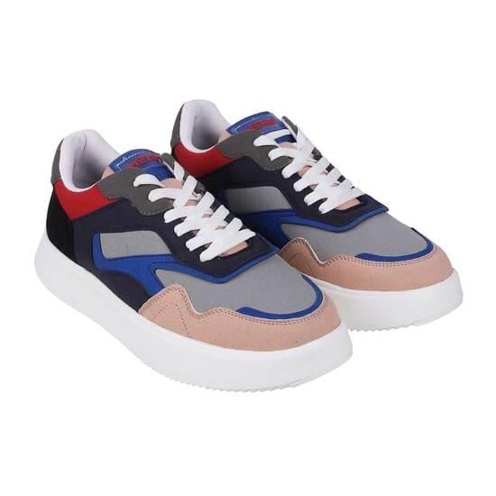 Men Blue-Multi Casual Sneakers