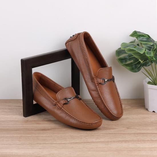 Men Tan Casual Slip-Ons