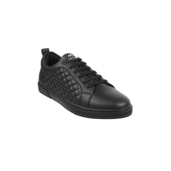 Men Black Casual Sneakers