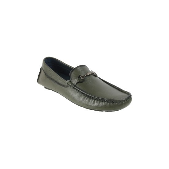 Men Green Casual Loafers
