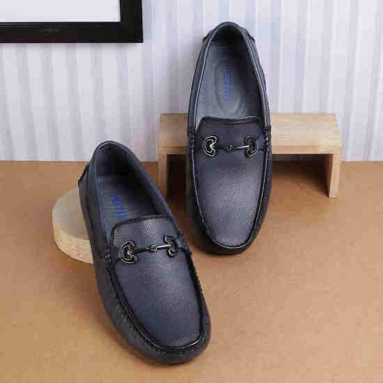 Men Blue Casual Slip Ons