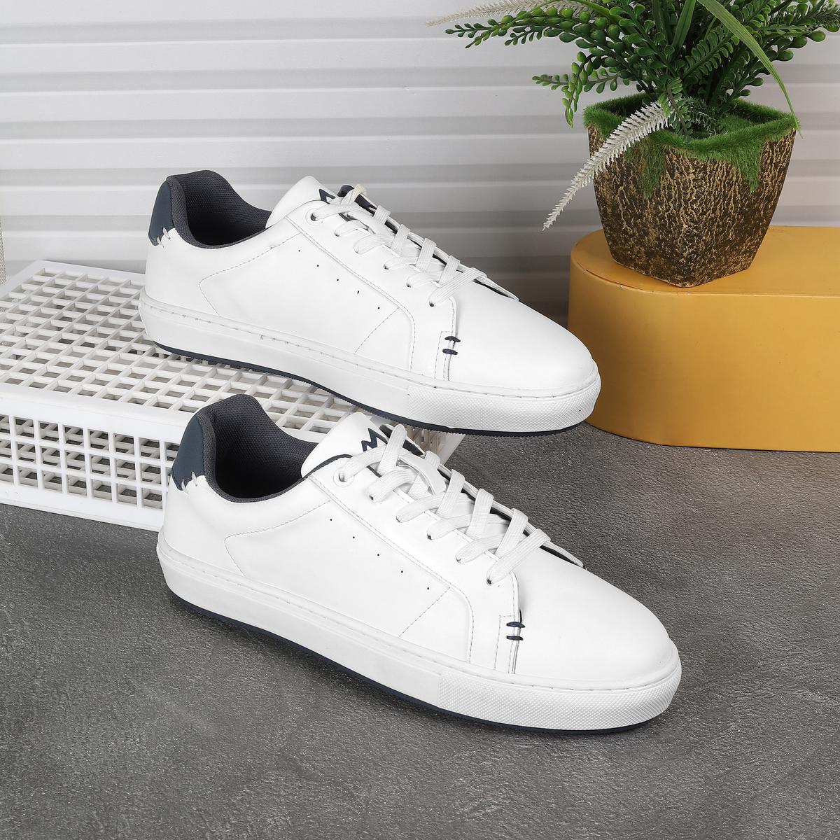 Buy Metro Men White Casual Sneakers Online SKU 71 247 16 40 Metro Shoes