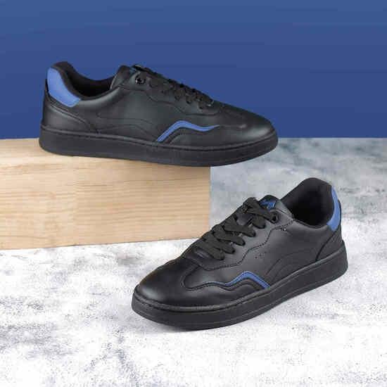 Men Black Casual Sneakers