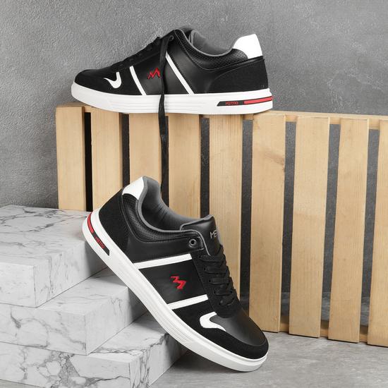 Men Black Casual Sneakers