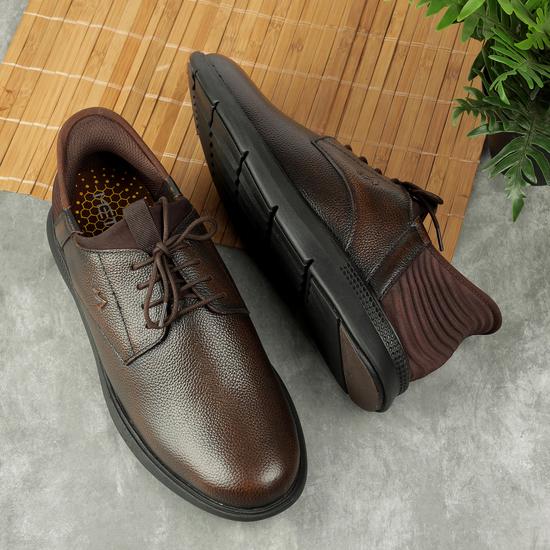 Men Brown Formal Lace Up