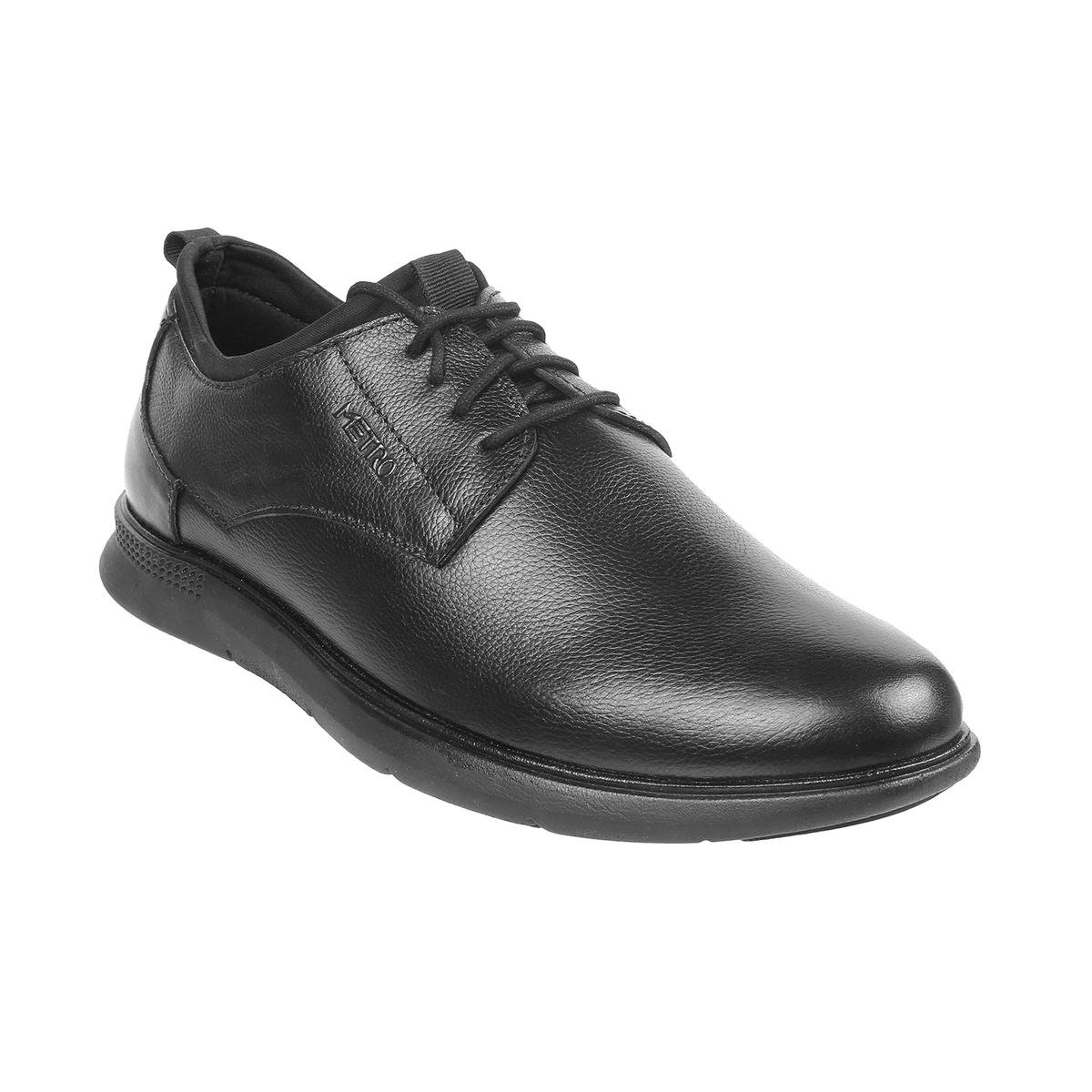 Buy Men Black Casual Lace Up Online | SKU: 71-28-11-40-Metro Shoes