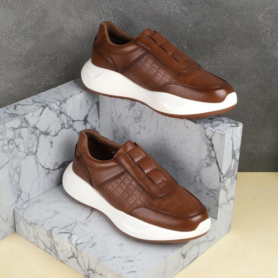 Men Brown Casual Sneakers