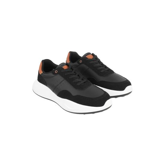 Men Black Casual Walking Shoes