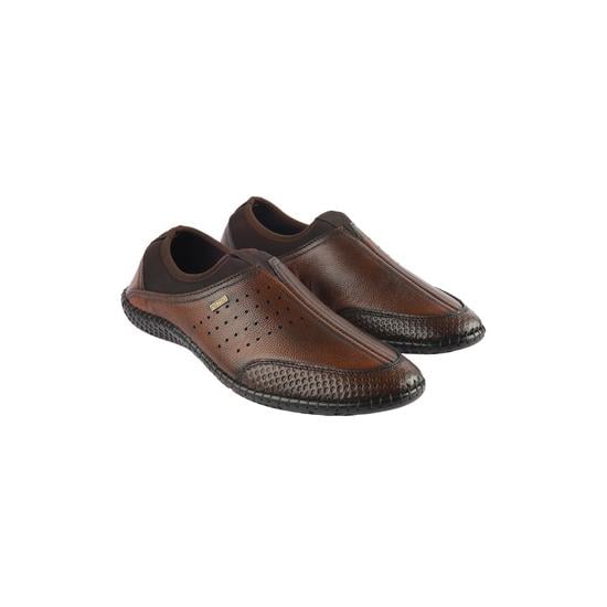 Men Brown Casual Slip Ons