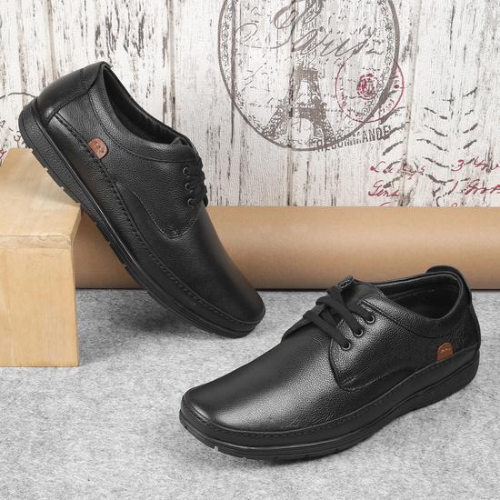 Men Black Casual Walking Shoes