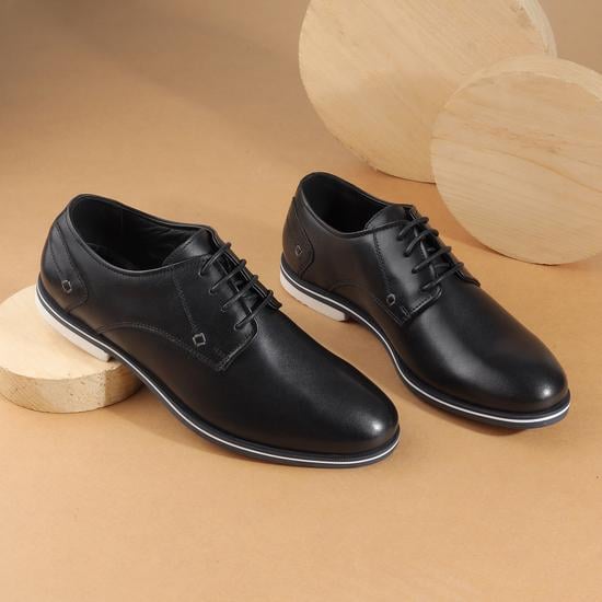 Men Black Formal Lace Up