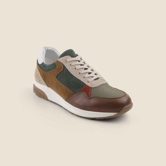Men Olive Casual Sneakers