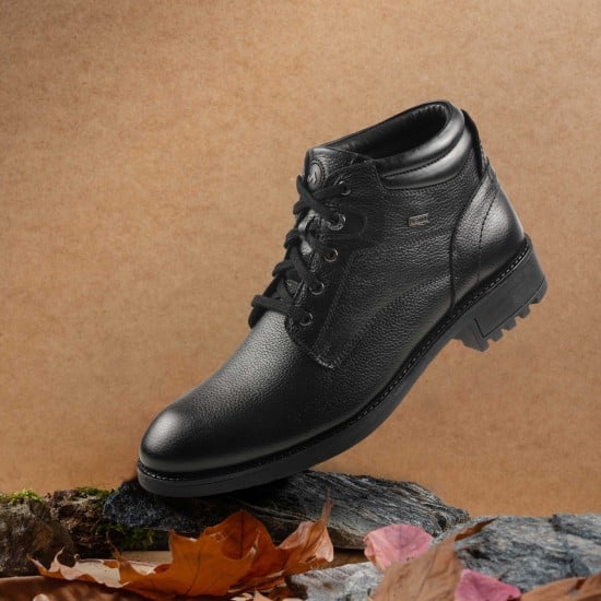 Men Black Casual Boots