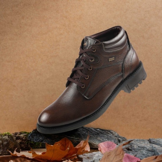 Men Brown Casual Boots