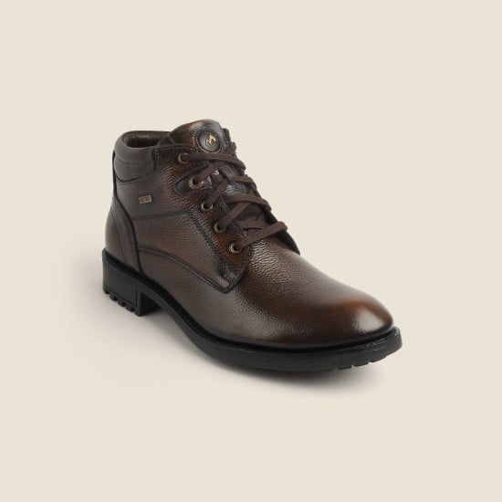 Men Brown Casual Boots