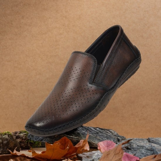 Men Brown Casual Loafers