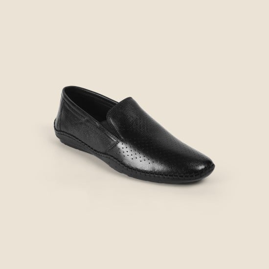 Men Black Casual Loafers
