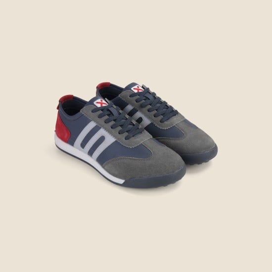 Men Grey Casual Sneakers