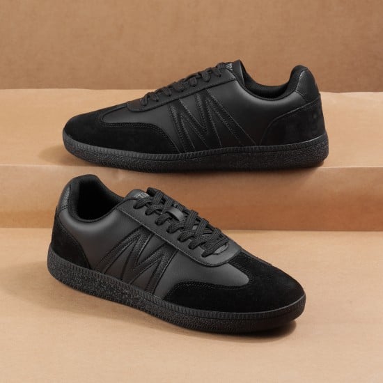 Men Black-grey Casual Sneakers