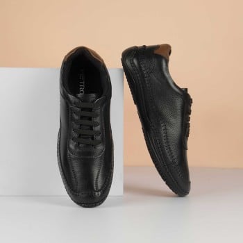 Metro Men Black Casual Lace Up(SKU: 71-394-11-40)