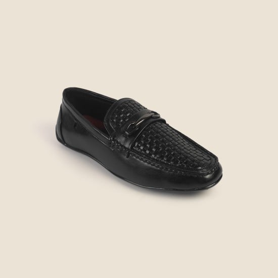 Men Black Casual Loafers