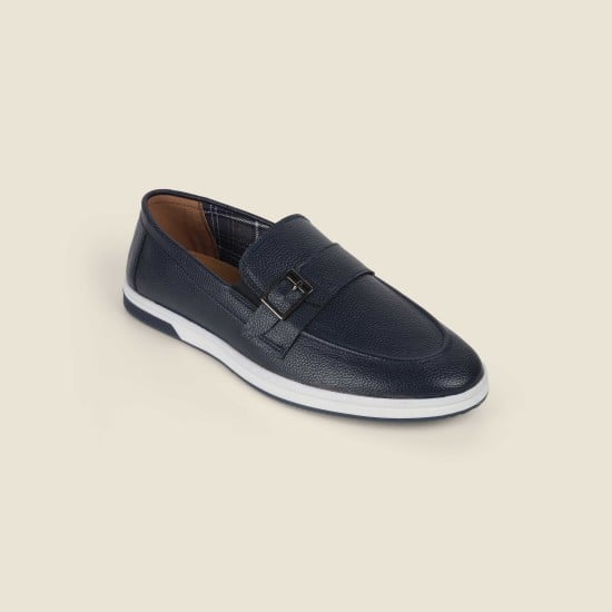Men Blue Casual Loafers