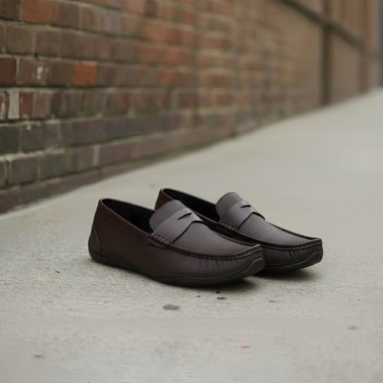 Men Brown Casual Loafers