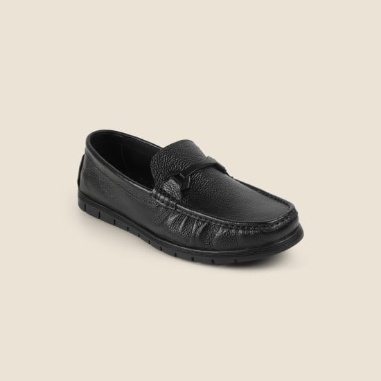 Men Black Casual Loafers