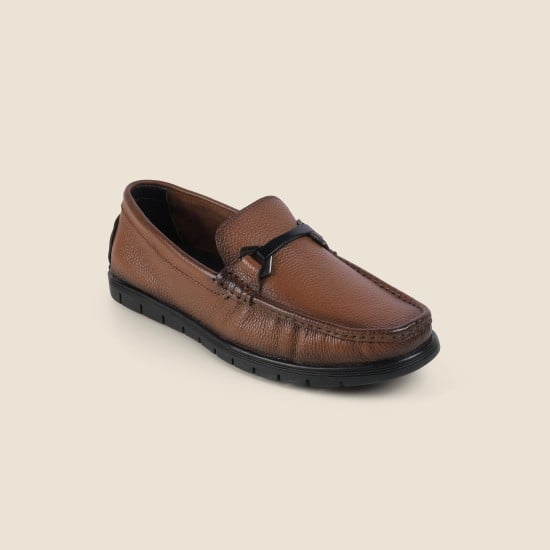 Men Tan Casual Loafers