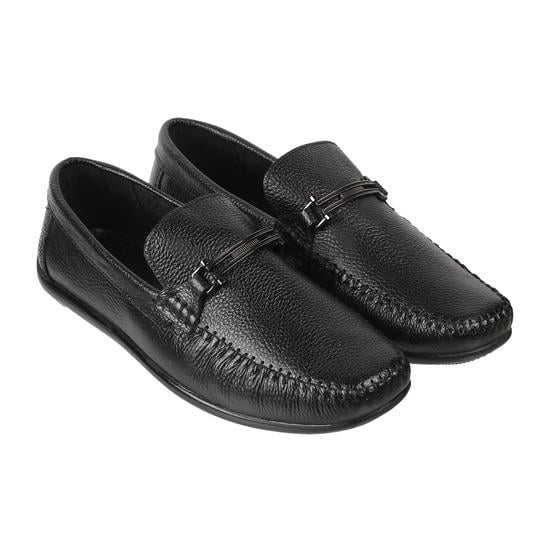 Men Black Casual Loafers