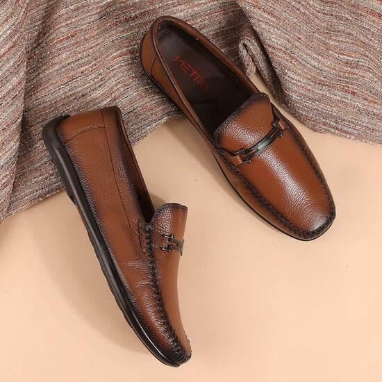 Men Tan Casual Loafers