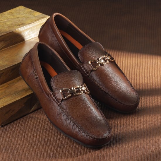 Men Brown Casual Loafers