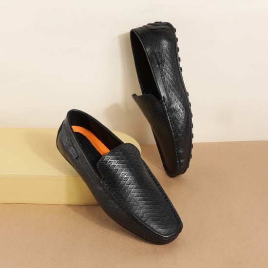 Men Black Casual Loafers