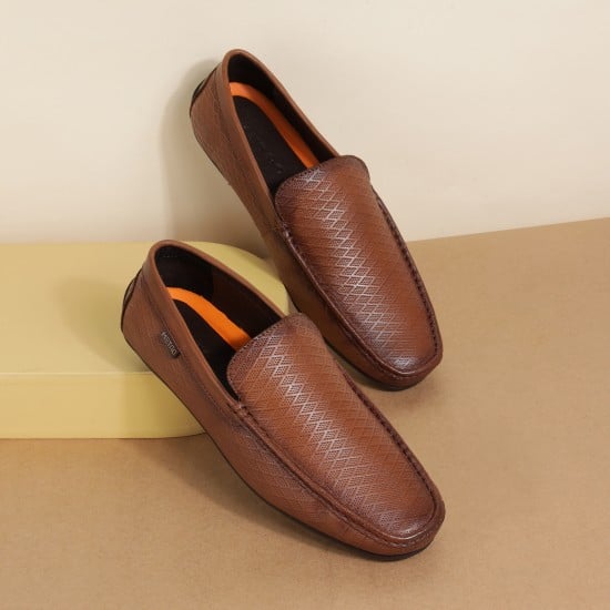 Men Tan Casual Loafers
