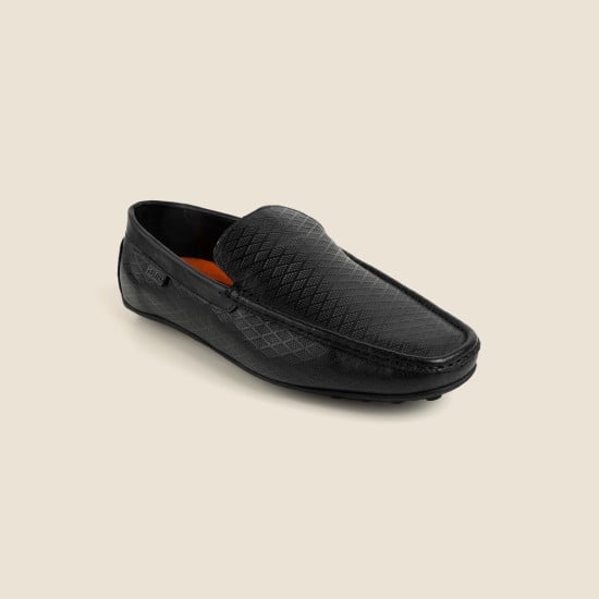 Men Black Casual Loafers