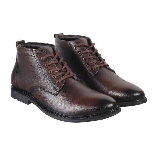 Men Brown Formal Boots