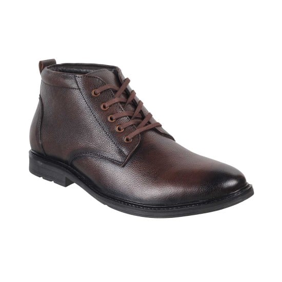 Men Brown Formal Boots