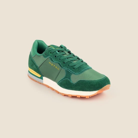 Men Green Sports Walking Shoes