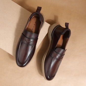 Metro Men Brown Casual Loafers(SKU: 71-439-12-41)