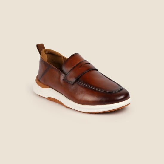 Men Tan Casual Loafers