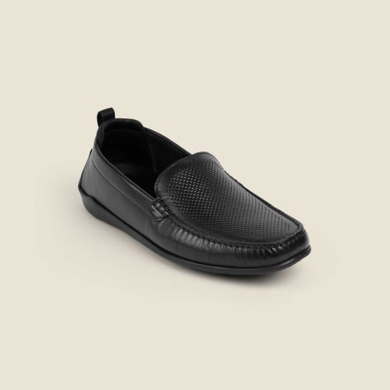 Men Black Casual Loafers