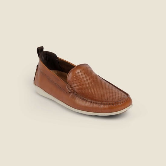 Men Tan Casual Loafers