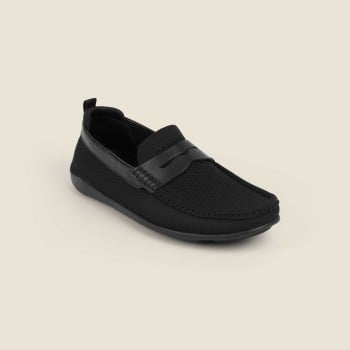Metro Men Black Casual Loafers(SKU: 71-441-11-40)