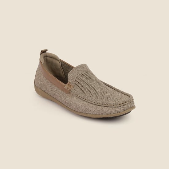Men Khaki Casual Loafers