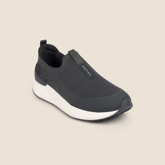 Men Grey Casual Sneakers