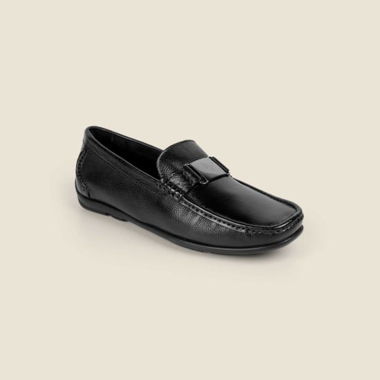 Men Black Casual Loafers