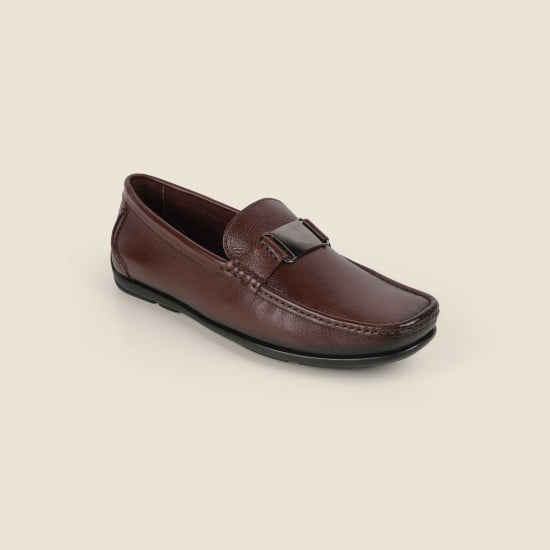 Men Wine Casual Loafers