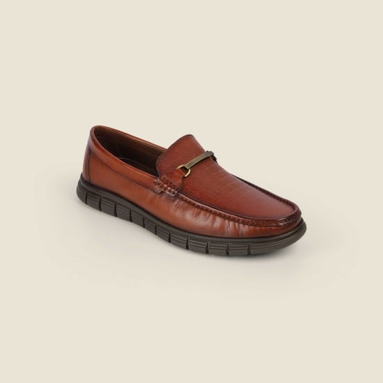 Men Tan Casual Loafers