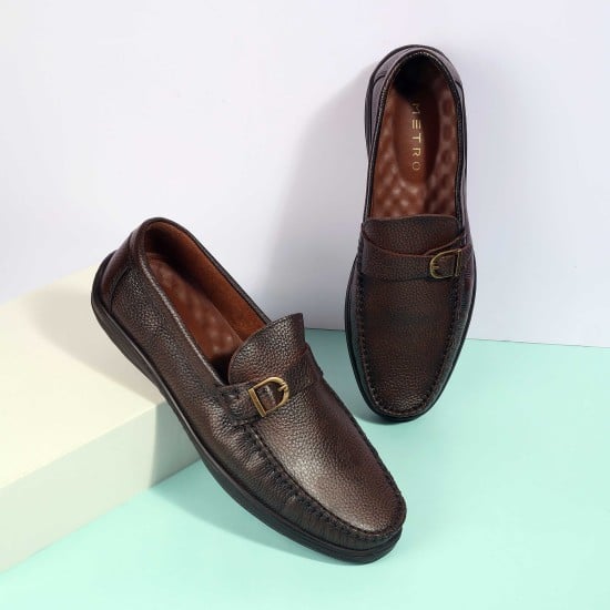 Men Brown Casual Loafers